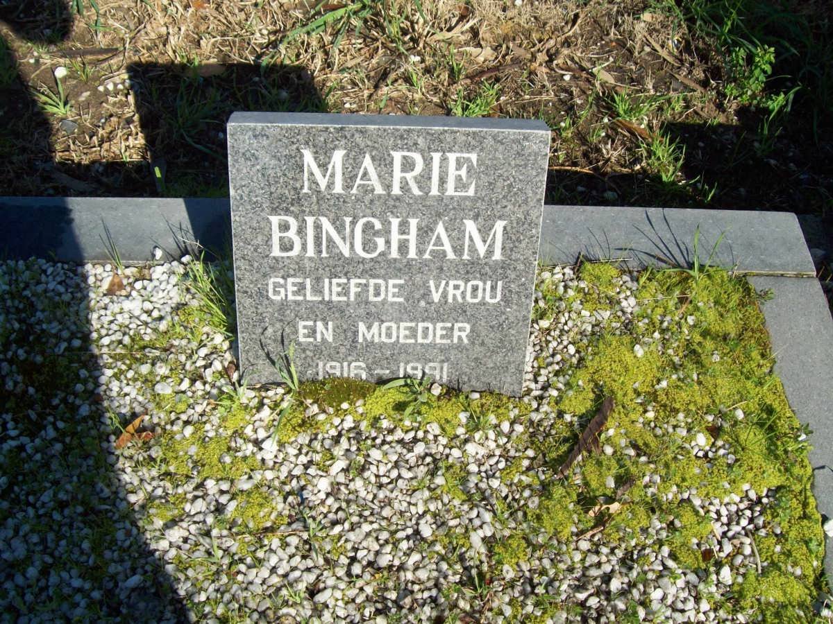 BINGHAM Marie 1916-1991