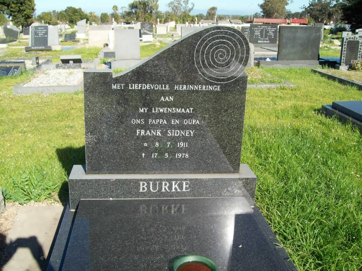 BURKE Frank Sidney 1911-1978