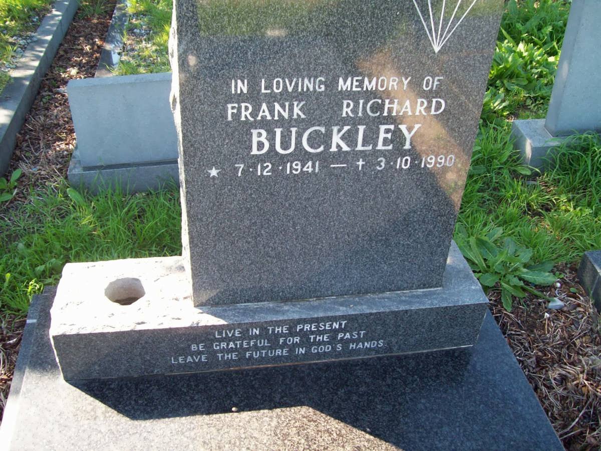 BUCKLEY Frank Richard 1941-1990