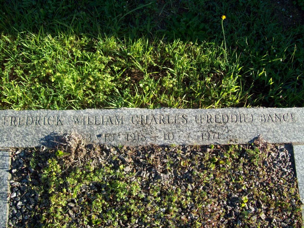 BANCE Fredrick William Charles 1918-1971