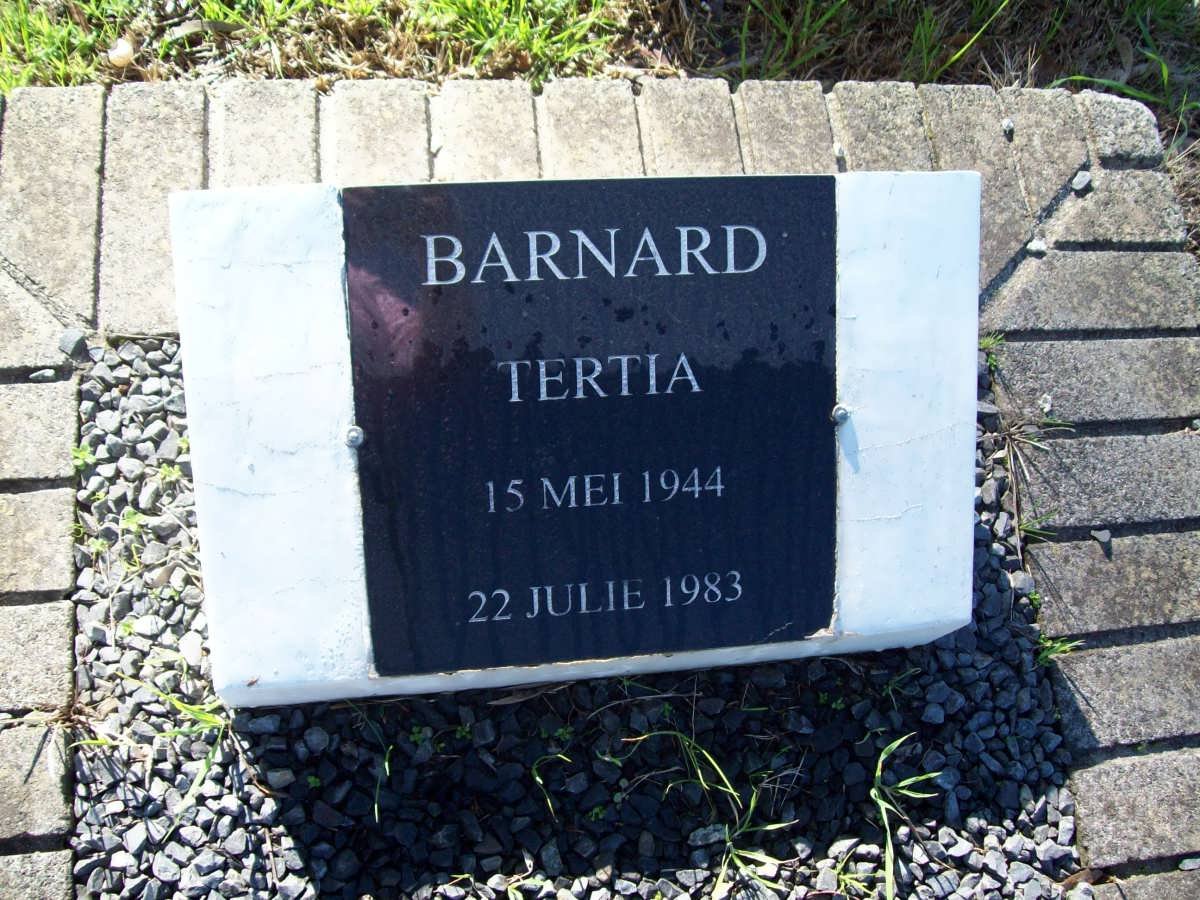 BARNARD Tertia 1944-1983