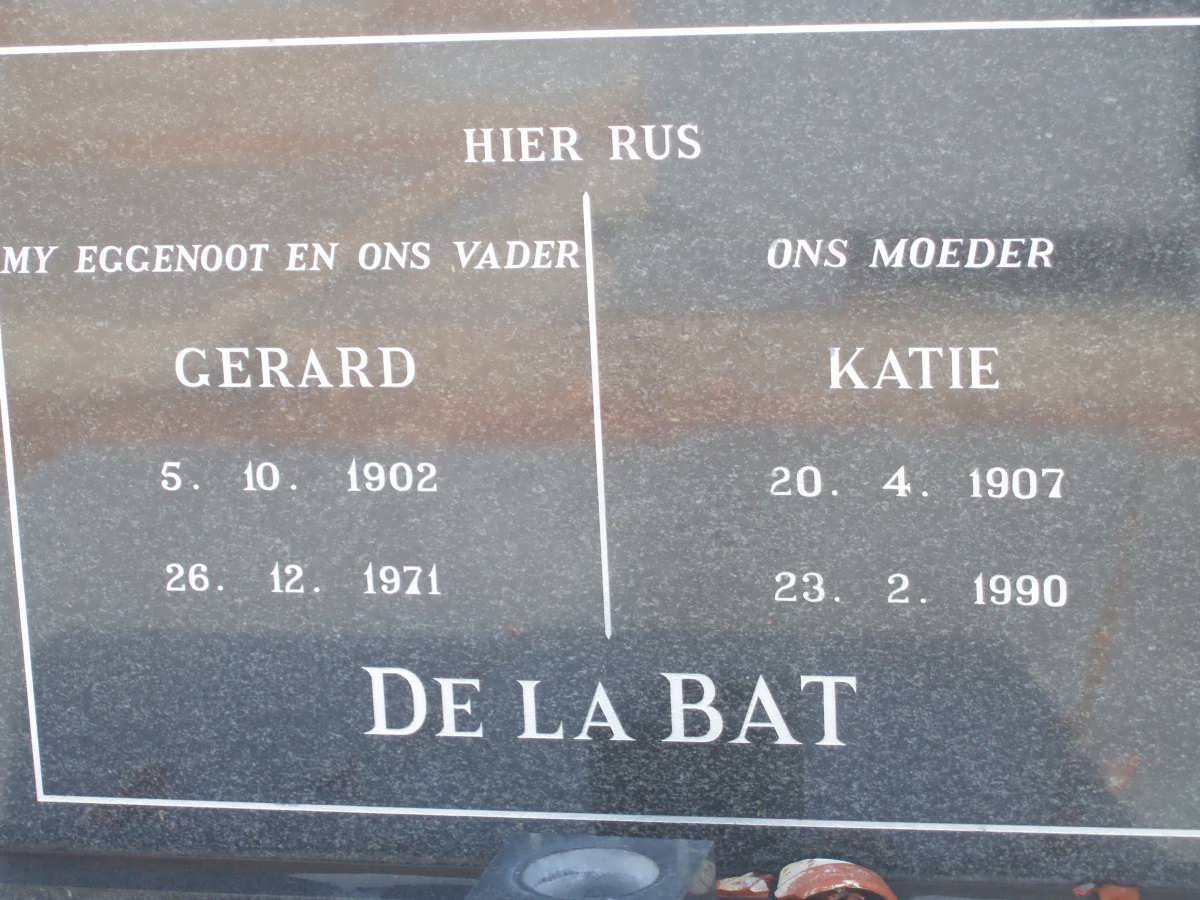 BAT Gerard, de la 1902-1971 &amp; Katie 1907-1990