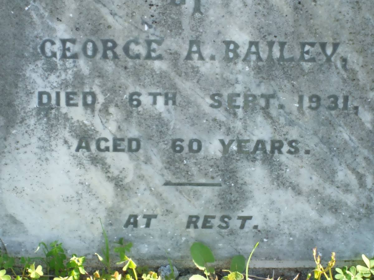 BAILEY George A. -1931