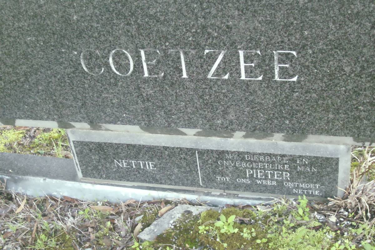 COETZEE Pieter &amp; Nettie