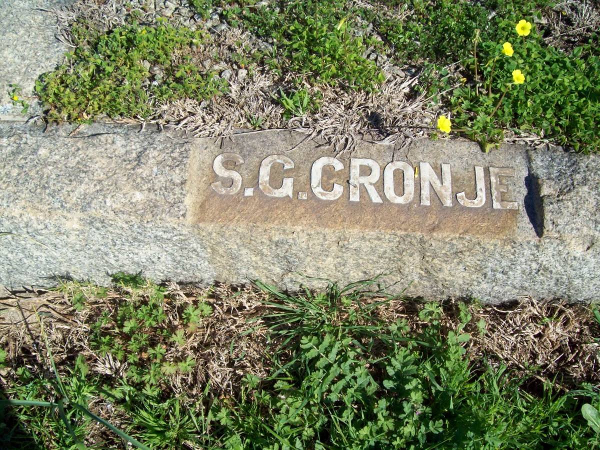 CRONJE S.G.