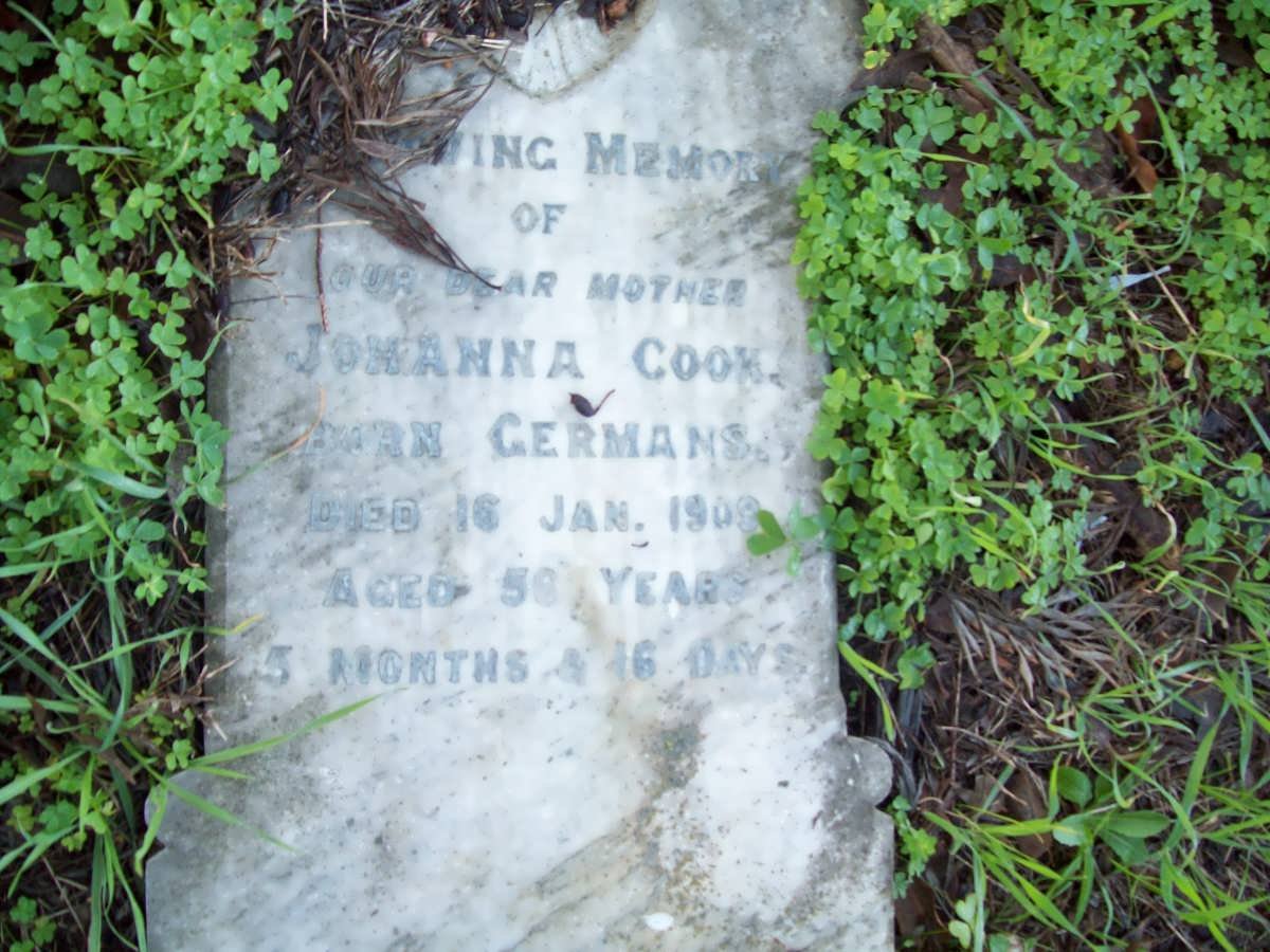 COOK Johanna -1909