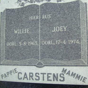 CARSTENS Willie -1963 &amp; Joey -1974