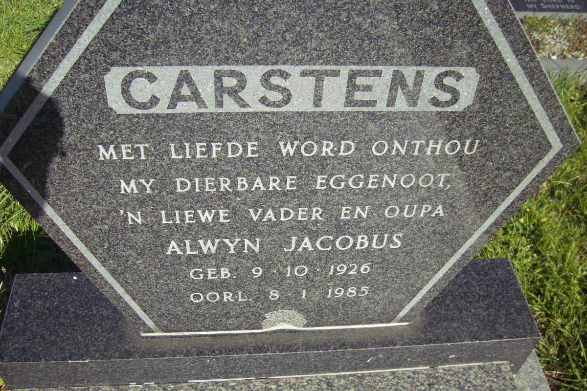 CARSTENS Alwyn Jacobus 1926-1985