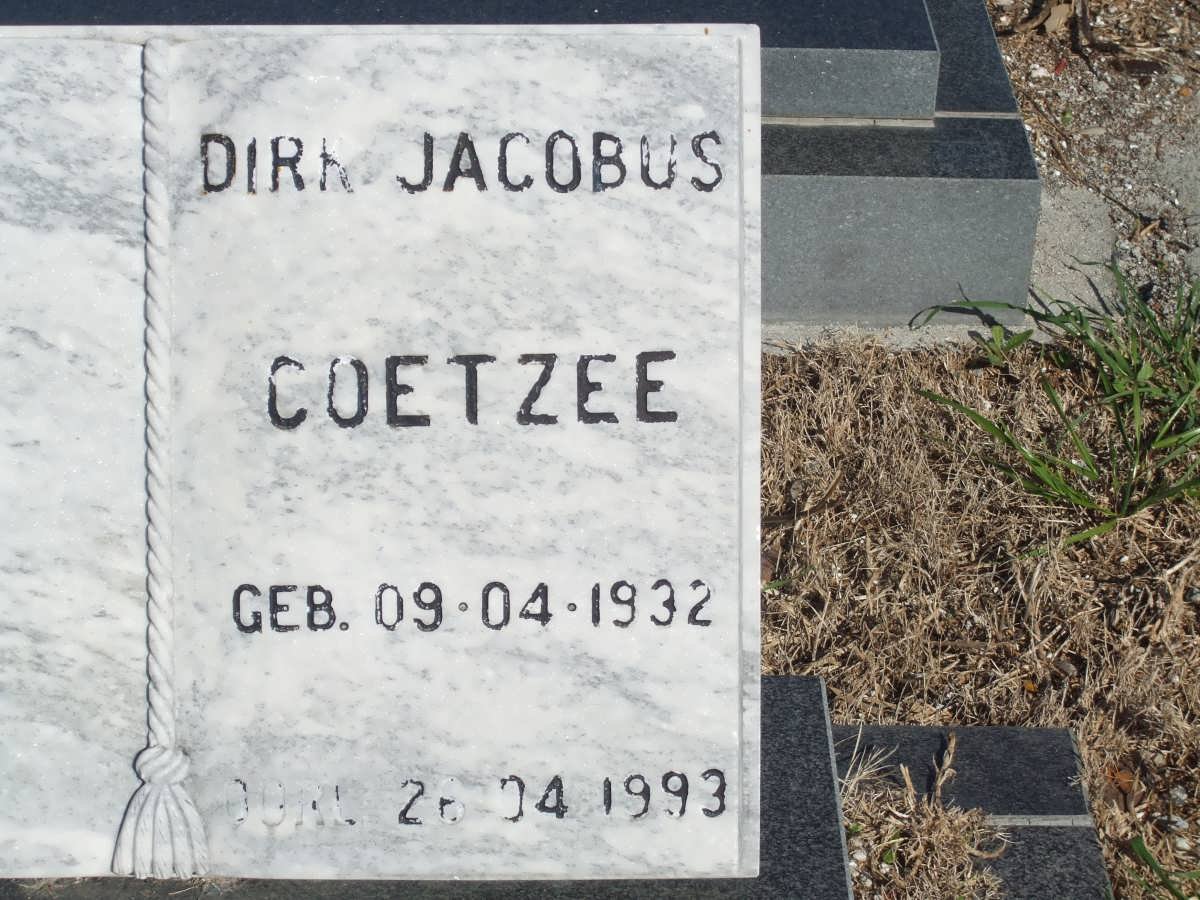 COETZEE Dirk Jacobus 1932-1993