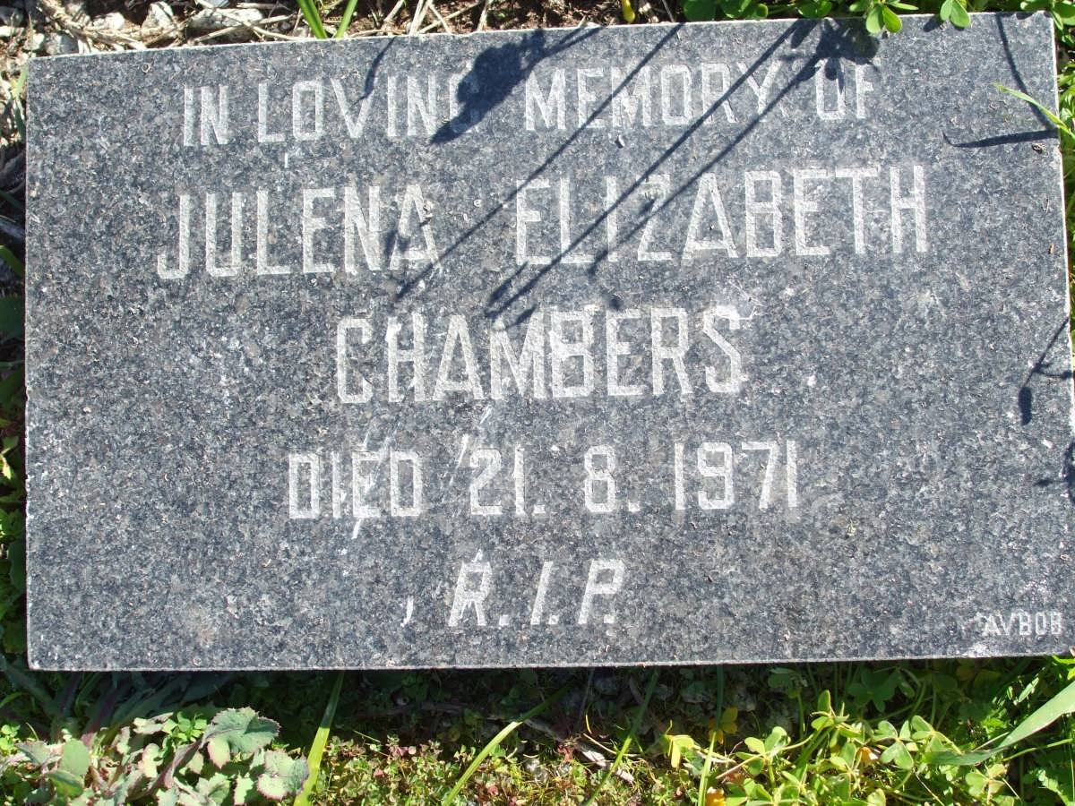 CHAMBERS Julena Elizabeth -1971