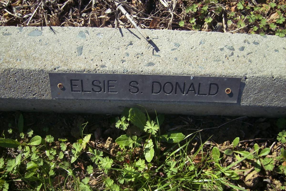 DONALD Elsie S.