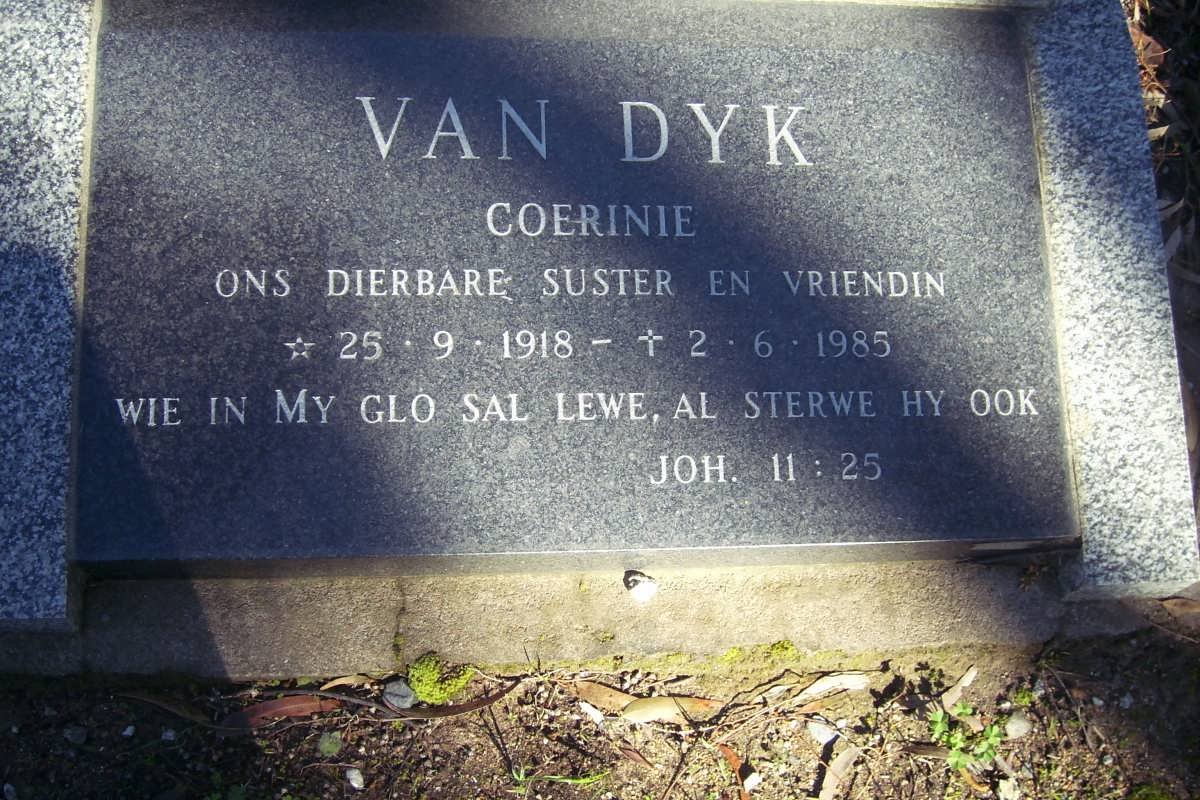 DYK Coerine, van 1918-1985