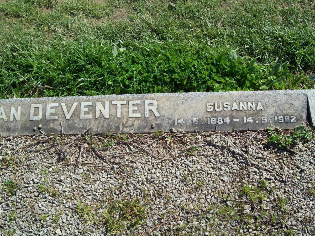 DEVENTER Susanna, van 1884-1962