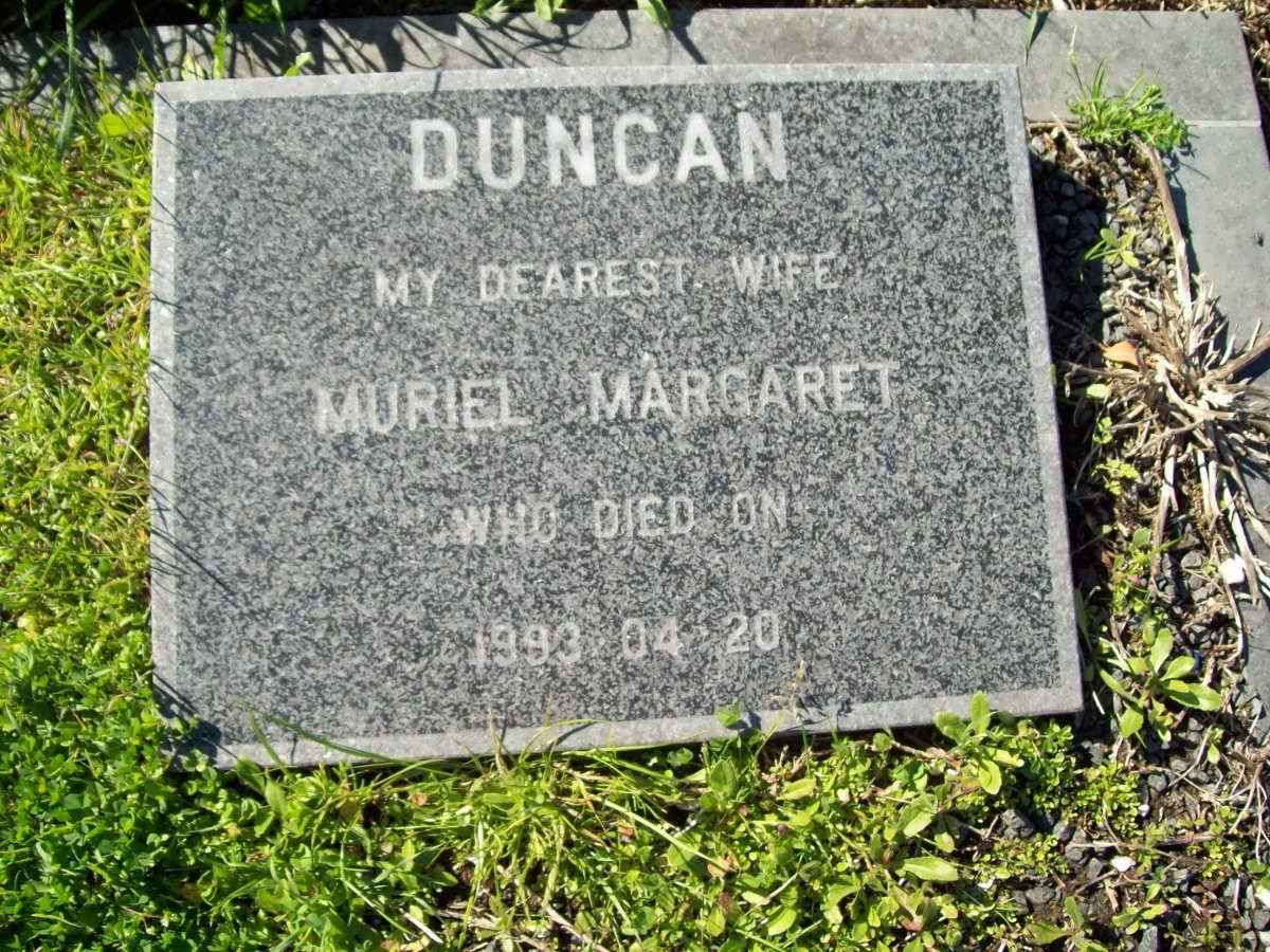 DUNCAN Muriel Margaret -1993
