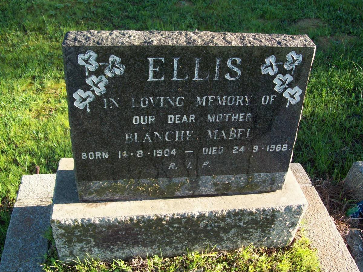ELLIS Blanche Mabel 1904-1968