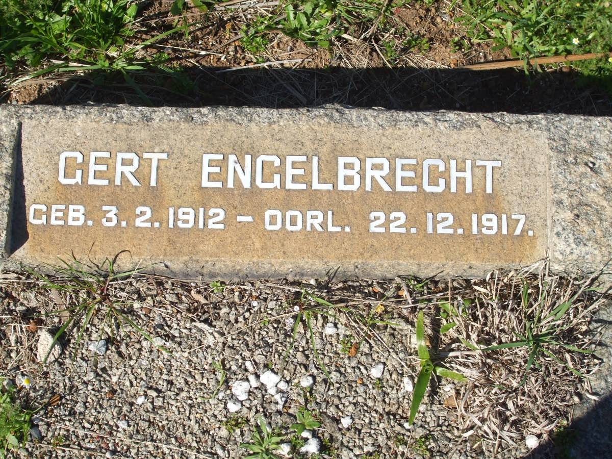 ENGELBRECHT Gert 1912-1917