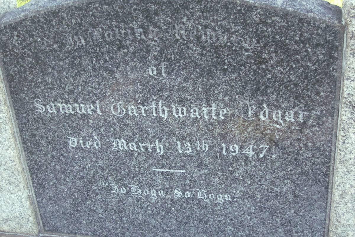 EDGAR Samuel Carthwaite -1947
