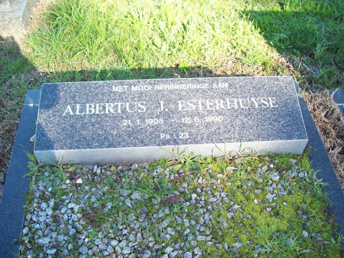 ESTERHUYSE Albertus J. 1905-1990