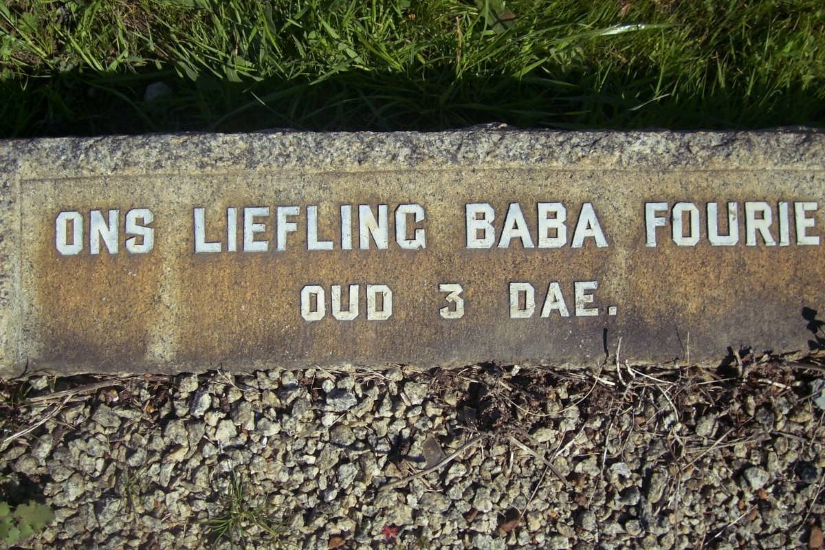 FOURIE Baba