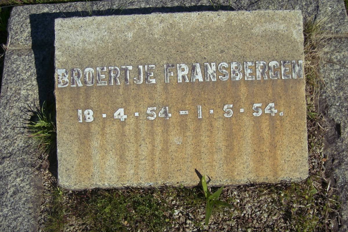 FRANSBERGER Broertje 1954-1954