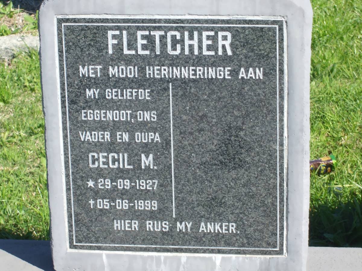 FLETCHER Cecil M. 1927-1999