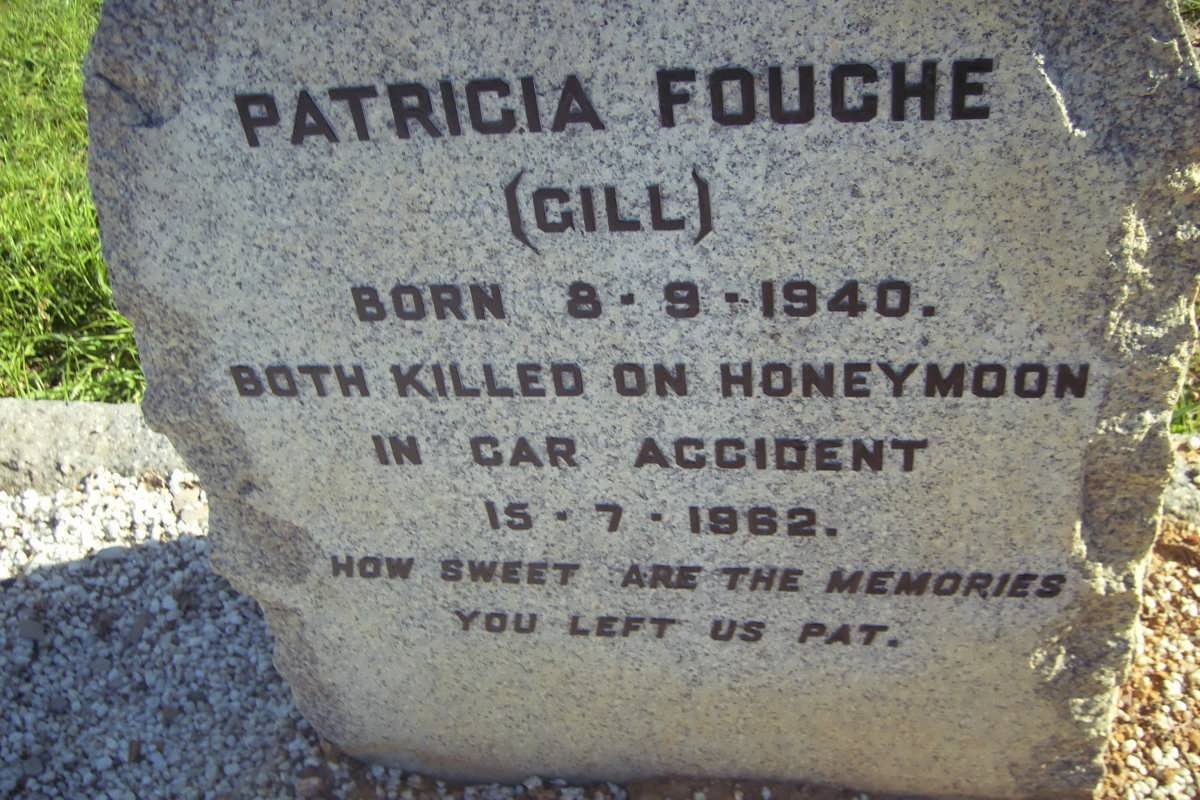 FOUCHE Patricia nee GILL 1940-1962