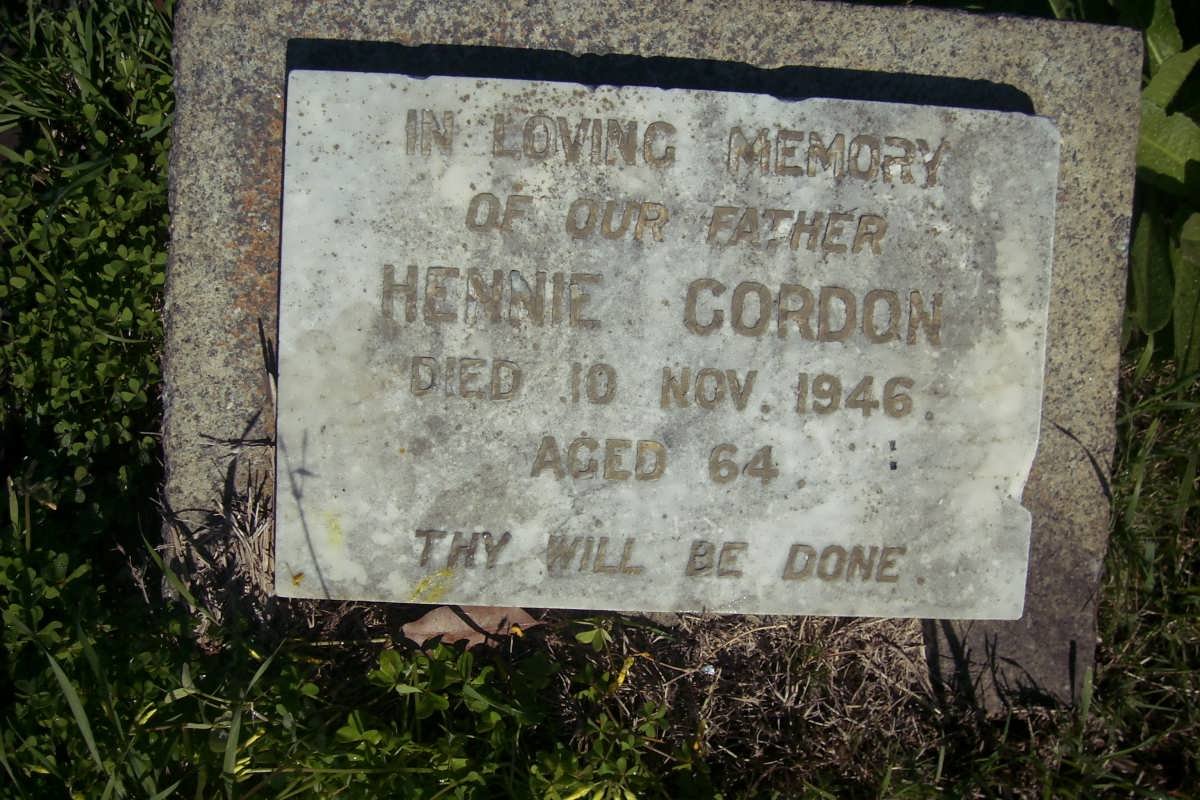 GORDON Hennie -1946