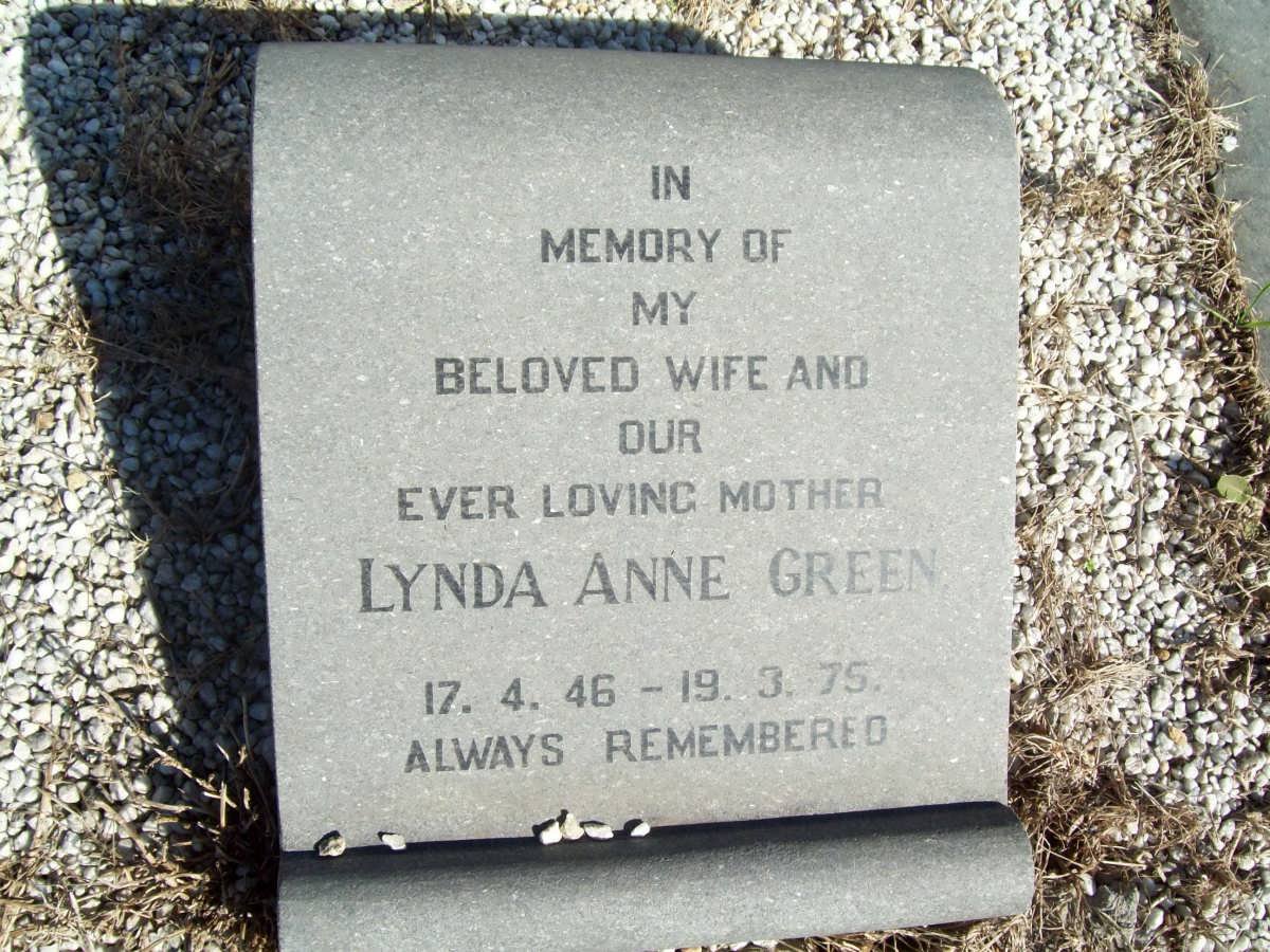 GREEN Lynda Anne 1946-1975