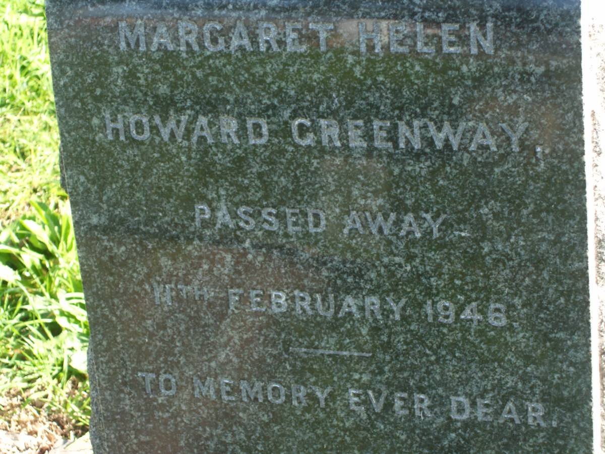 GREENWAY Margaret Helen Howard -1946