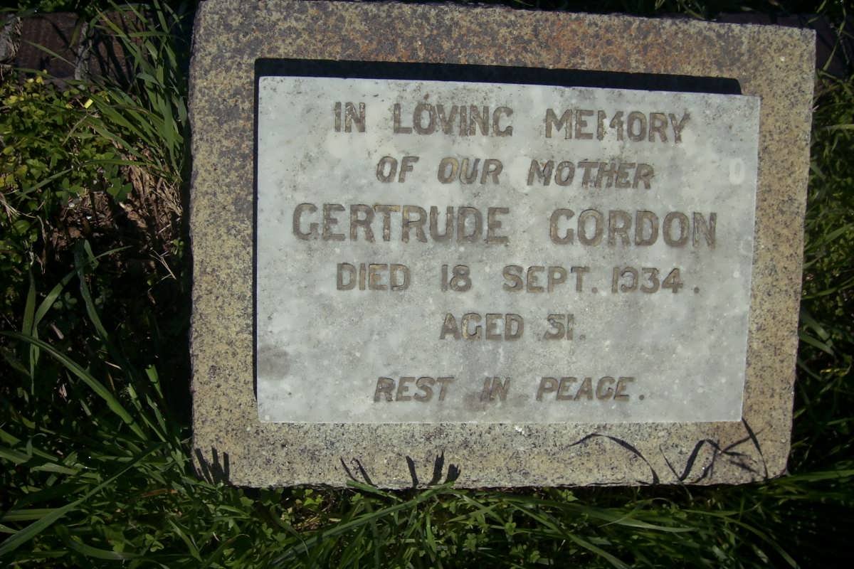 GORDON Gertrude -1934