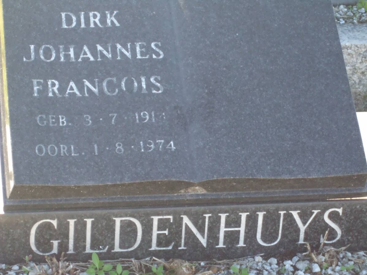 GILDENHUYS Dirk Johanens Francois 1914-1974
