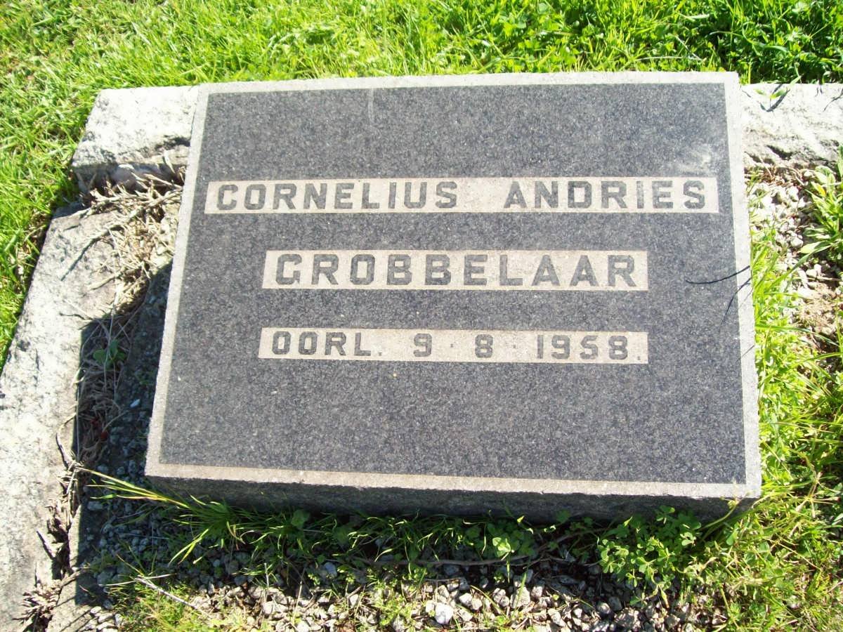 GROBBELAAR Cornelius Andries -1958