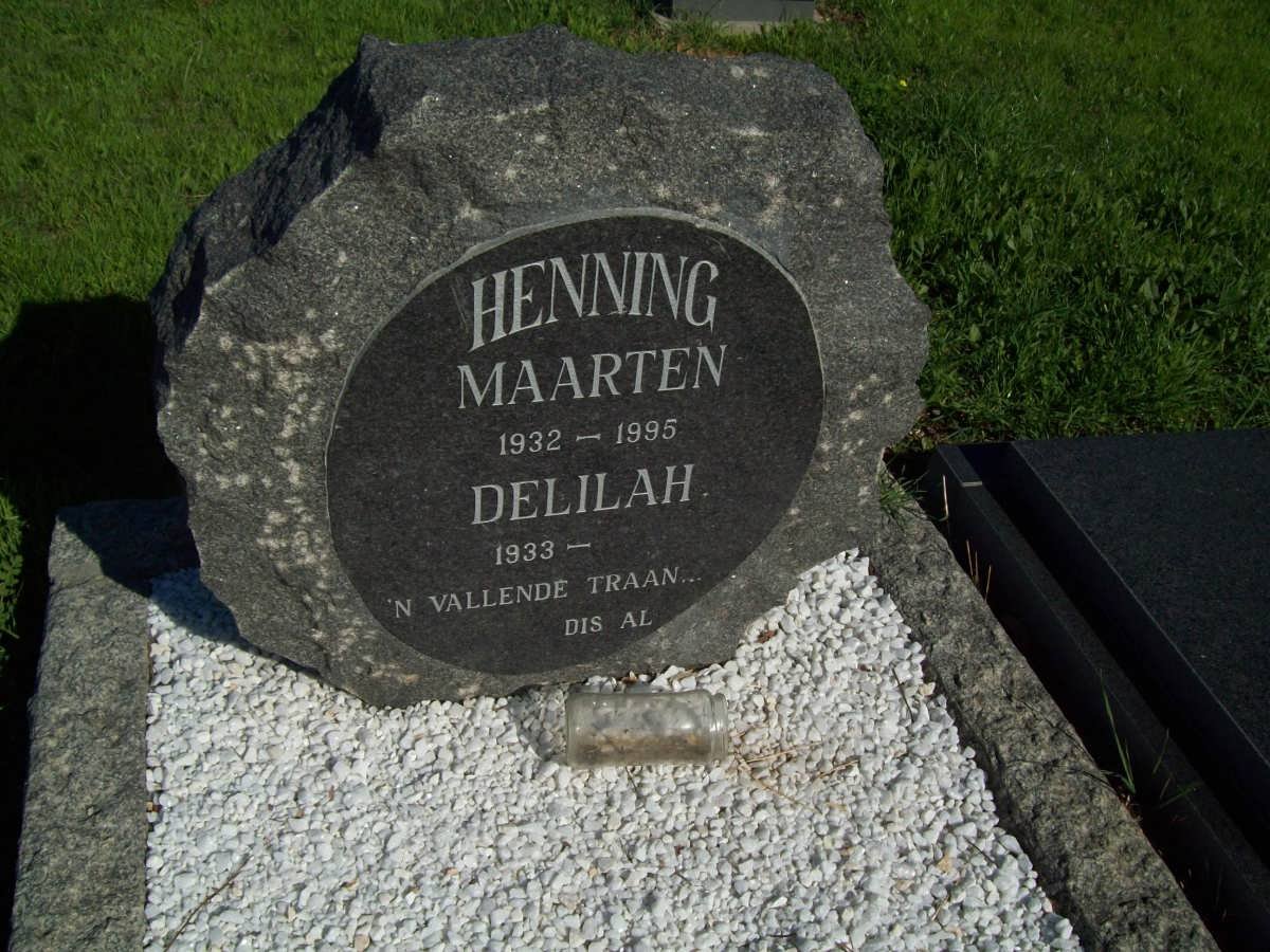 HENNING Maarten 1932-1995 &amp; Delilah 1933-