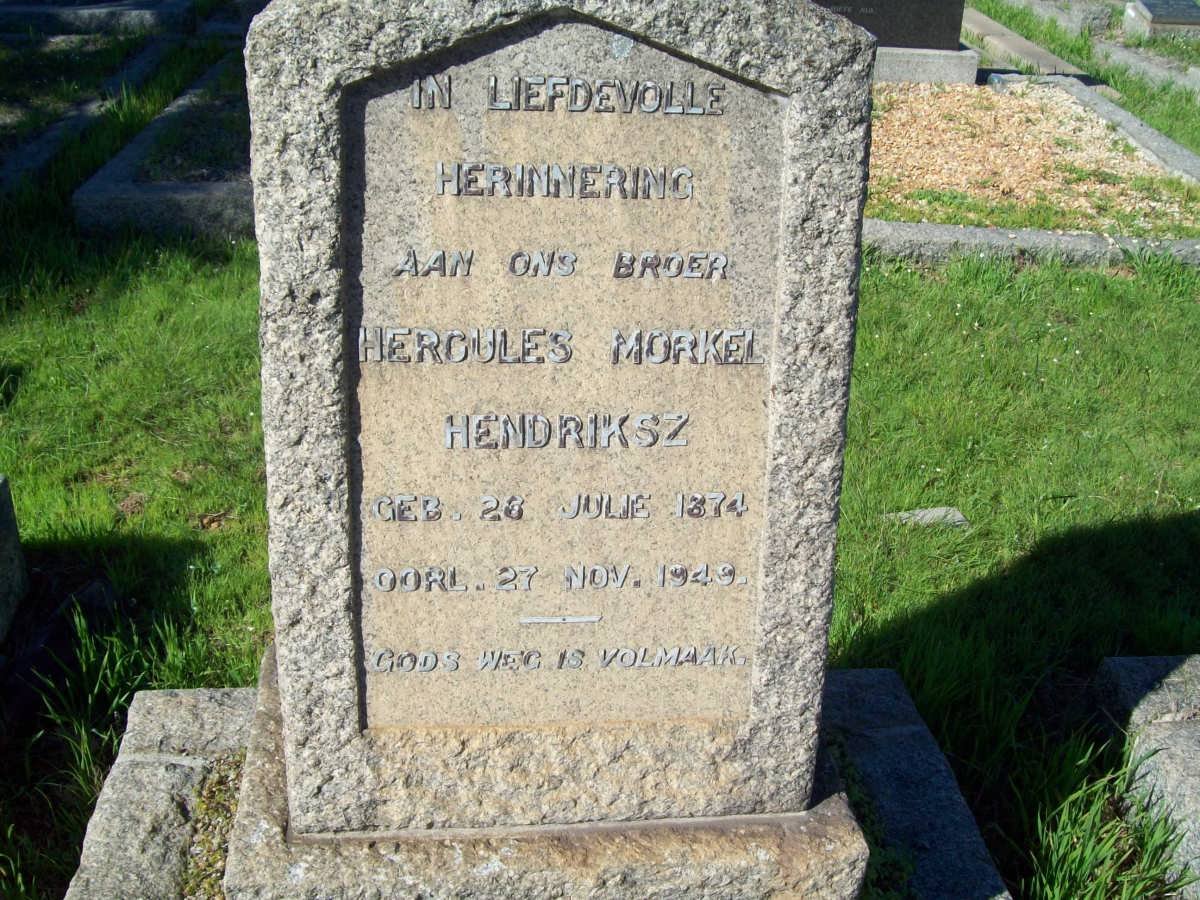 HENDRIKSZ Hercules Morkel 1874-1949