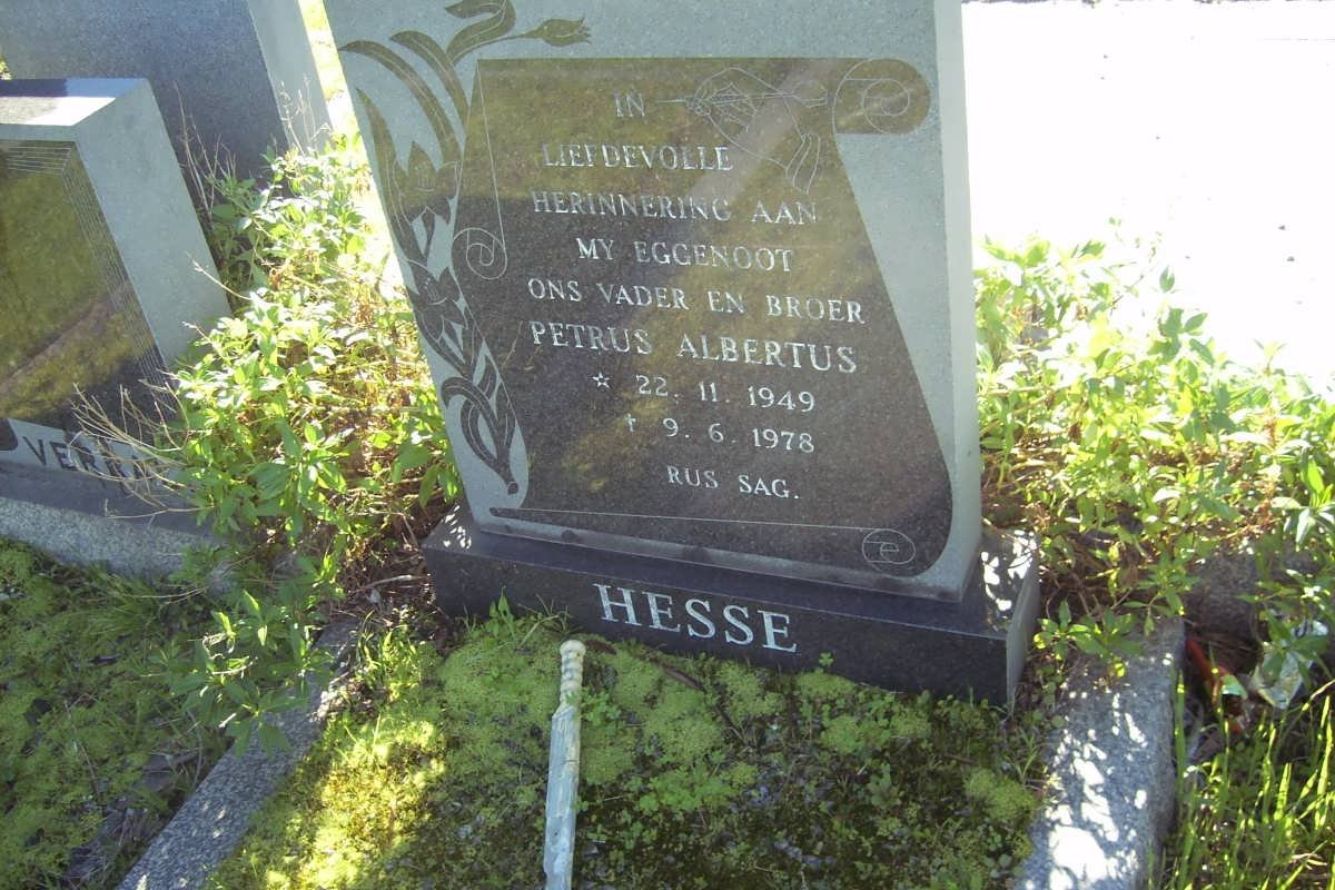 HESSE Petrus Albertus 1949-1978