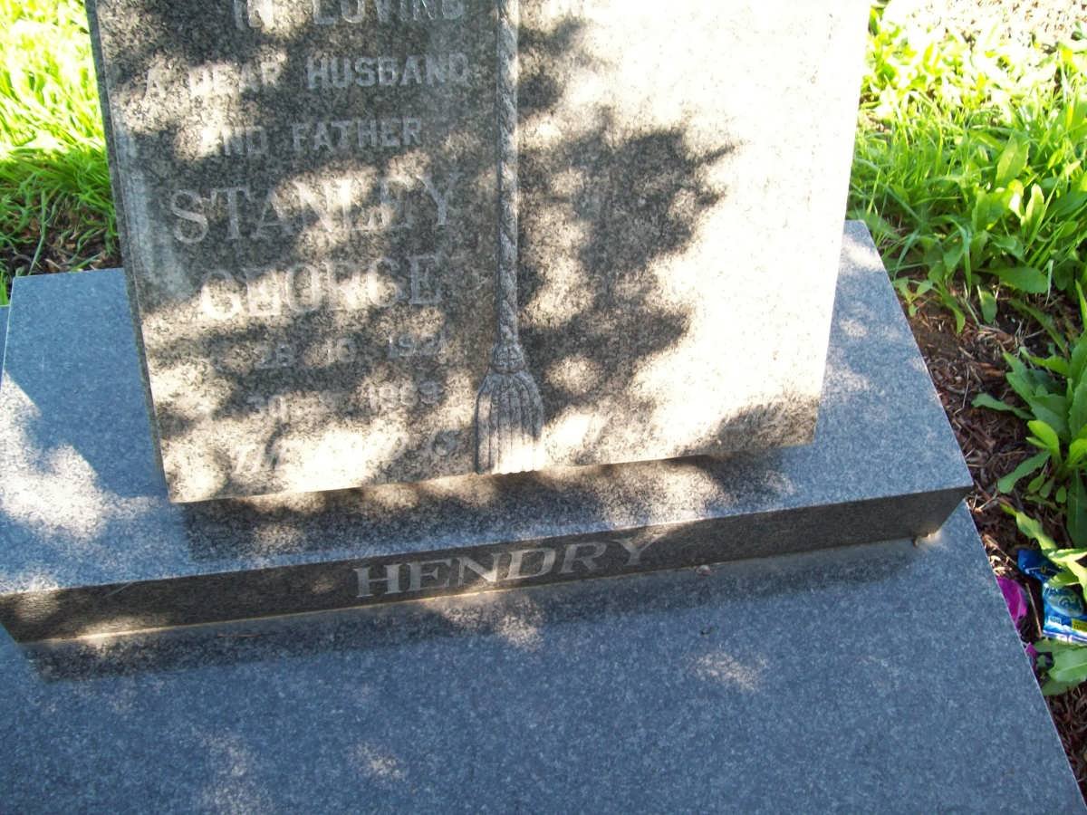 HENDRY Stanley George 1921-1969