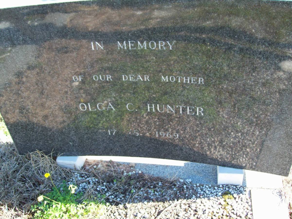 HUNTER Olga C. -1969
