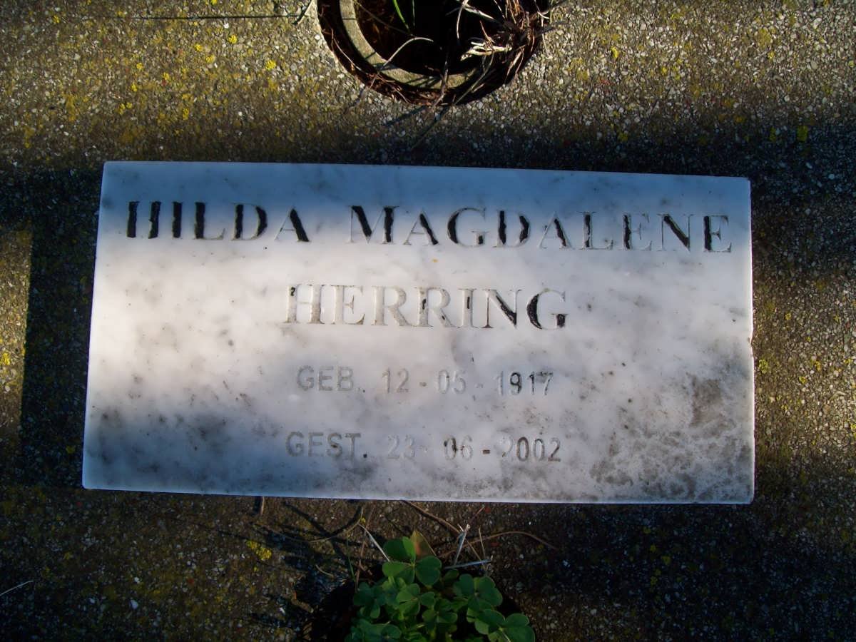 HERRING Hilda Magdalene 1917-2002