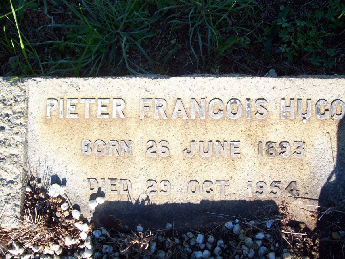 HUGO Pieter Francois 1893-1954