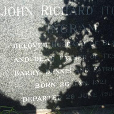 INGRAM John Richard 1921-1958