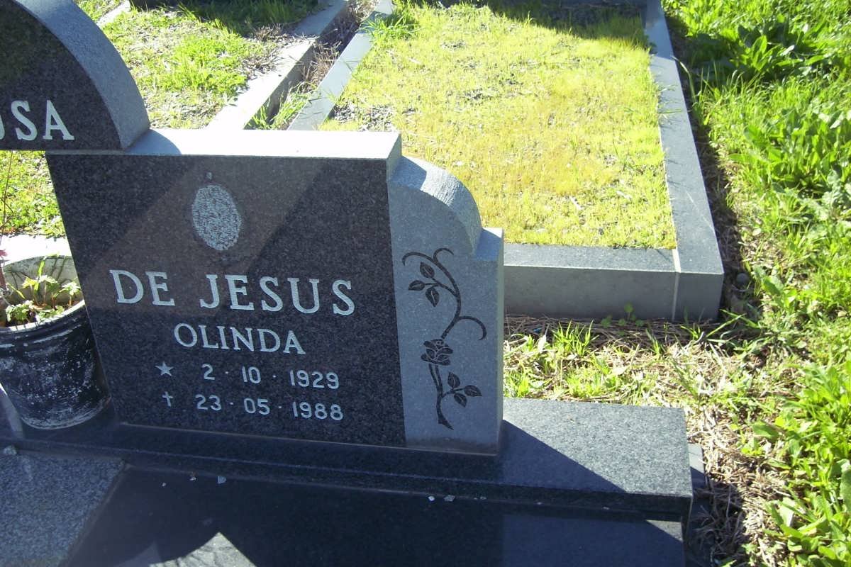 JESUS Olinda, de 1929-1988