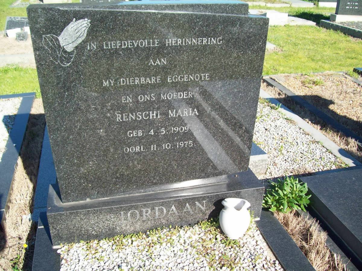 JORDAAN Renschi Maria 1909-1975