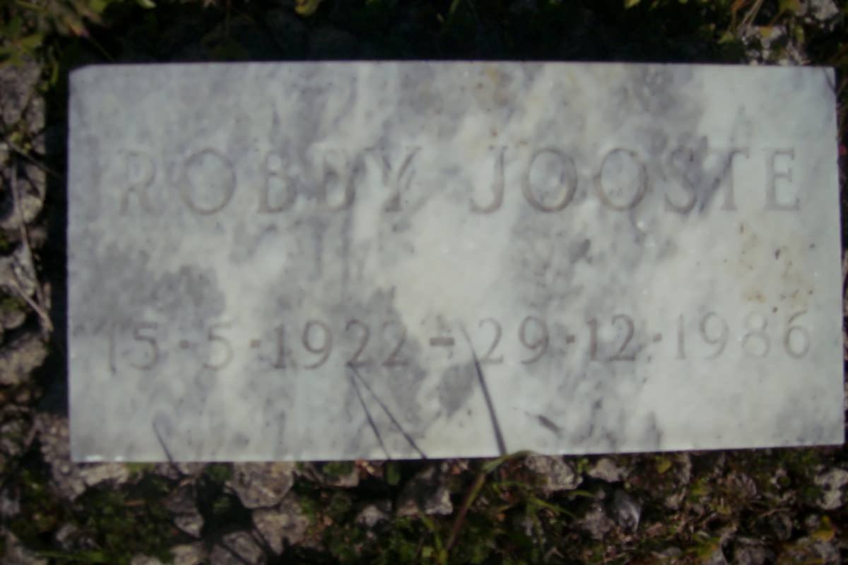 JOOSTE Robby 1922-1986