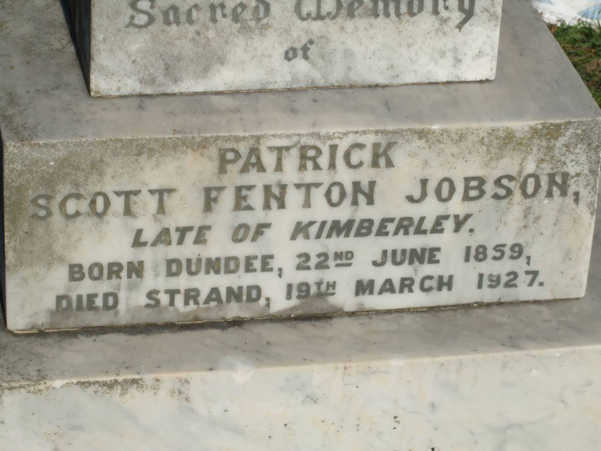 JOBSON Patrick Scott Fenton 1859-1927