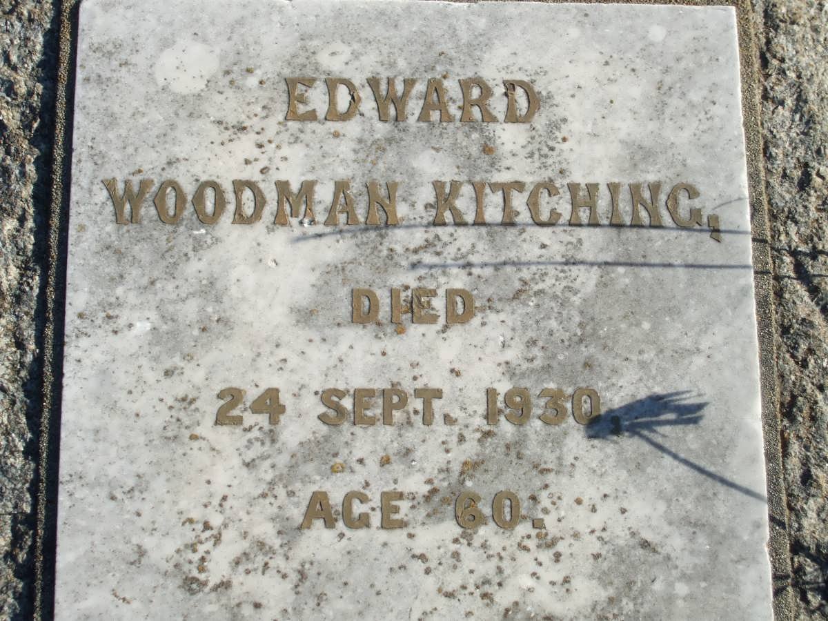 KITCHING Edward Woodman -1930