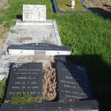 KOTZE C.J. 1925-1987 &amp; M.E. 1930-1988