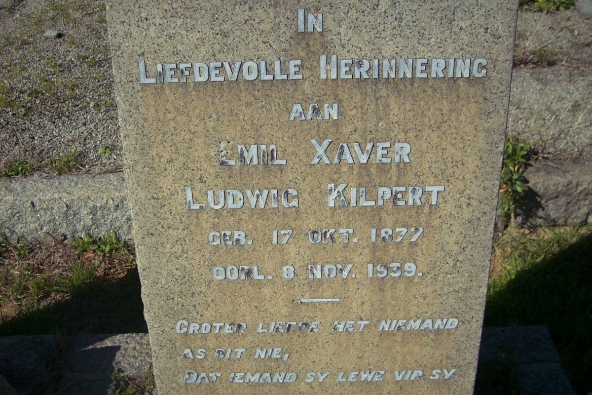 KILPERT Emil Xaver Ludwig 1877-1939