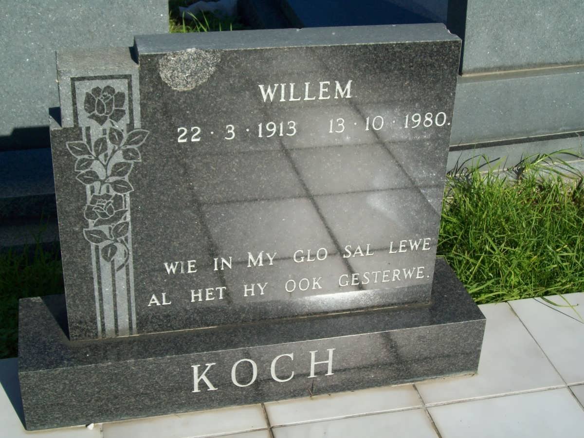KOCH Willem 1913-1980