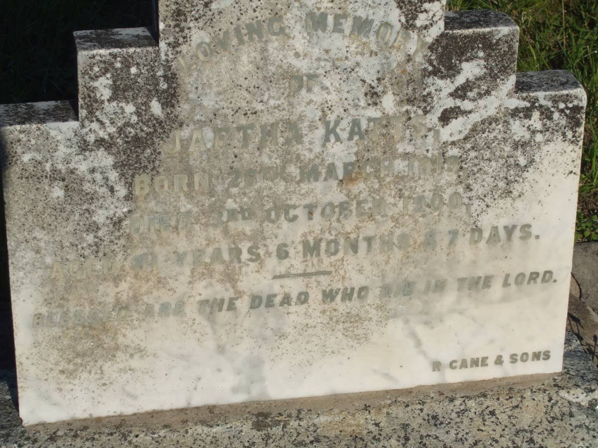 KATTS Jaftha 1819-1900