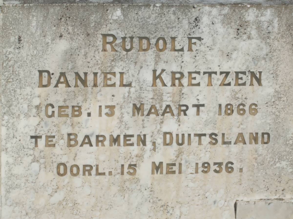 KRETZEN Rudolf Daniel 1866-1936